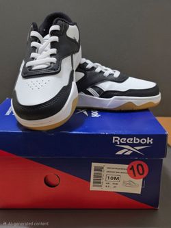 Reebok Court Drift Kids Sneakers Size 10M