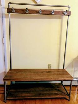 West elm pipeline coat rack hotsell