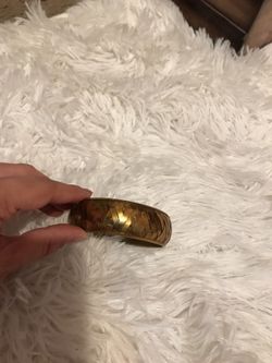 Gold color bracelet