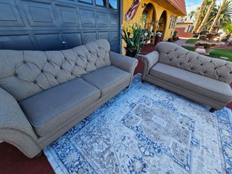 Beautiful Set Couch With Lounge like Brand new furniture totally good Condition No Stains No Smell Clean