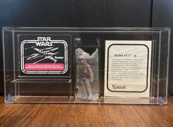 Vintage Star Wars Mail-Away Boba Fett in Sealed Kenner Bag