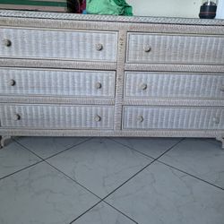 Woven dresser