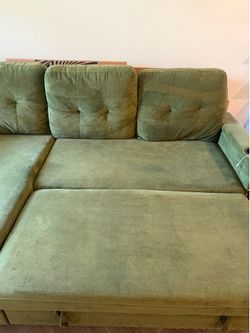 Pull out couch with storage