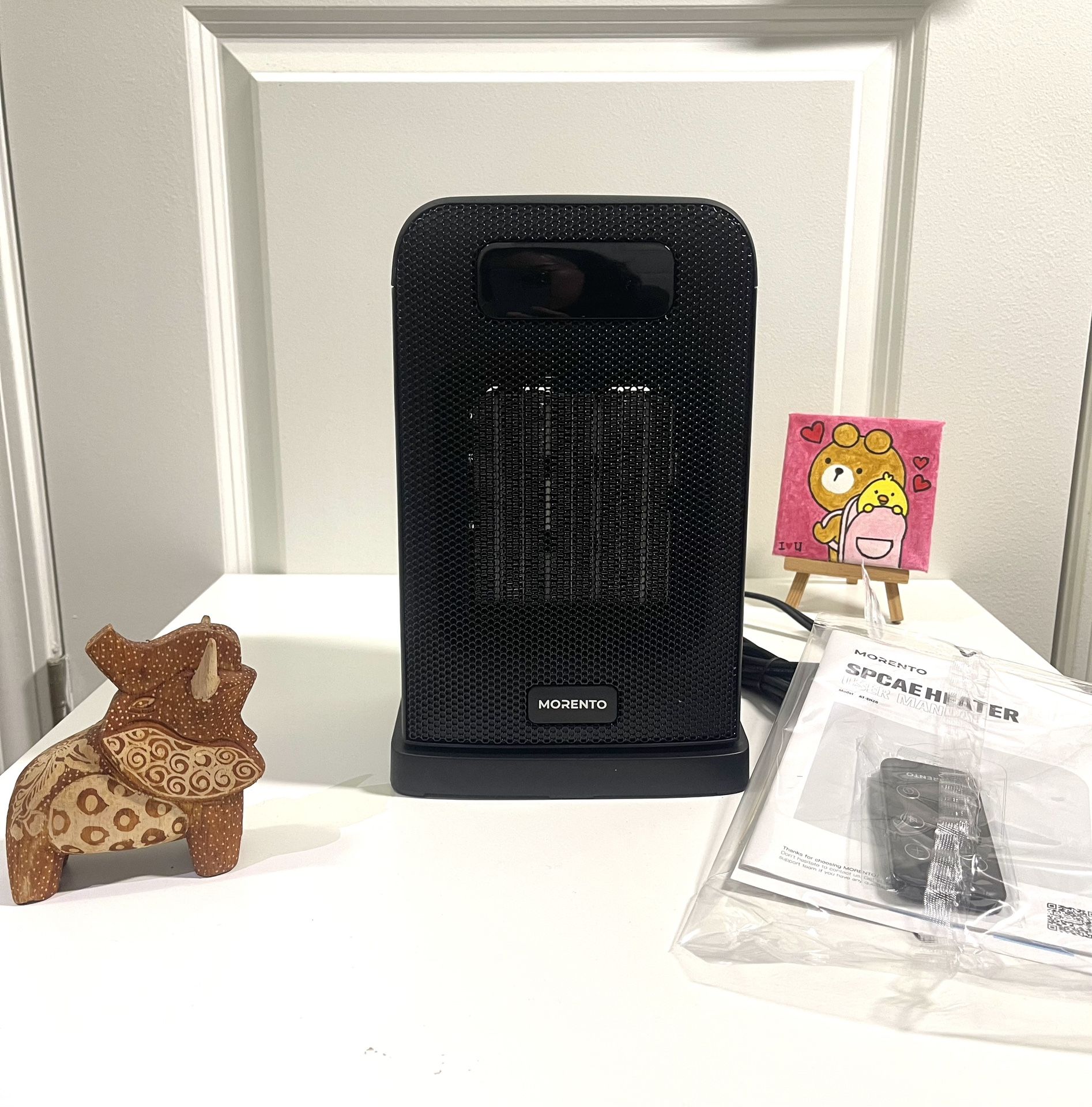 Space Heater: Smart ECO Mode and Safety Tip-Over Protection