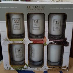 6 Piece Candle Set