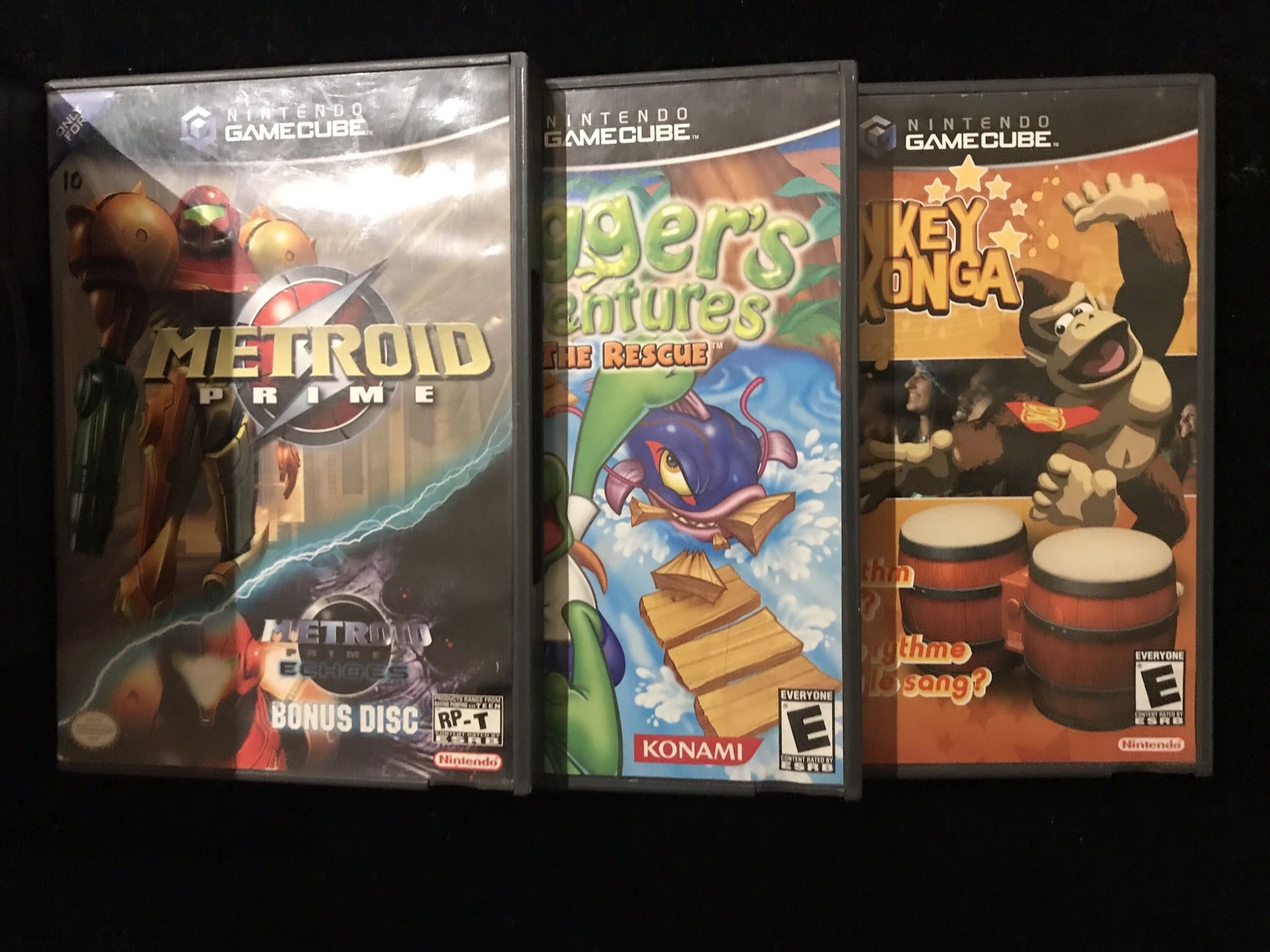 Nintendo GameCube w/ 3 OEM Controllers+4 Games+Mad Catz Memory Card ...