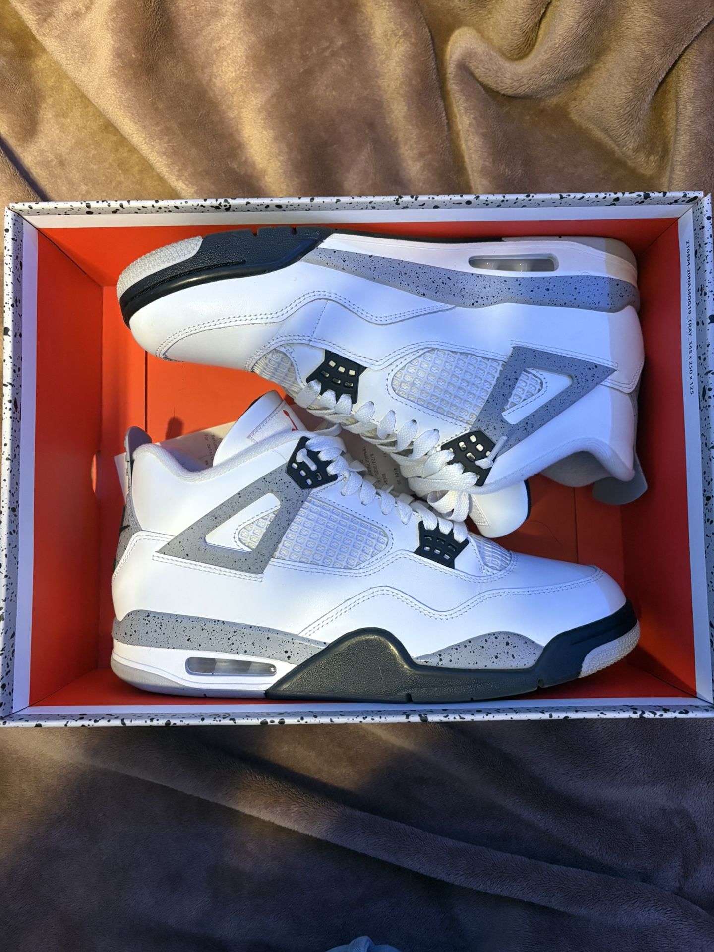 White Cement Jordan 4s
