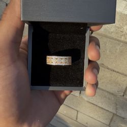 Vs1 Flower Set Lab Diamond Ring 