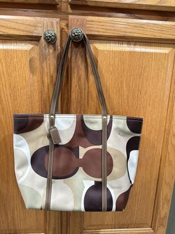 Coach vintage Brown Tote Bag rare
