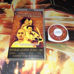 SONY PSP CROUCHING TIGER HIDDEN DRAGON UMD MOVIE...ADULT OWNED AND KEPT IN A SMOKE FREE HOME...$10 FIRM...