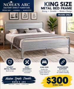 Kink size bed frame