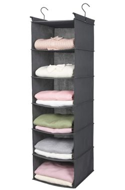 Brand New 6-Shelf Hanging Closet Organizer (still sealed in box !)