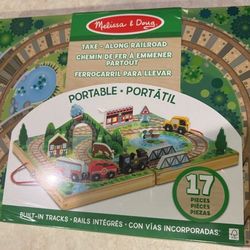 Melissa & Doug Take Along Railroad Set
