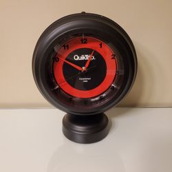 Quick Trip QT Gas Station Metal Neon Advertising Stand Clock