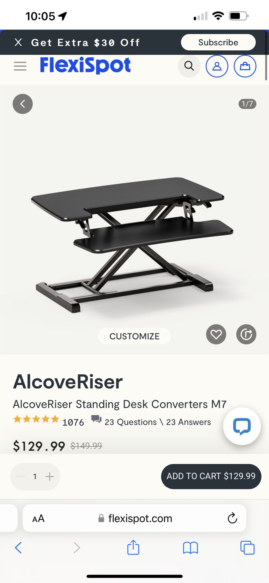 Standing Desk Converter 