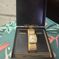 Vintage Wittnauer Geneve Gold Tone Watch