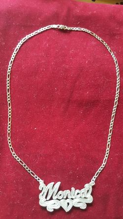 925 sterling silver necklace " Monica"