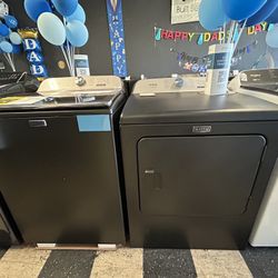 Maytag Washer And Dryer Set In Volcano Black 💙👔