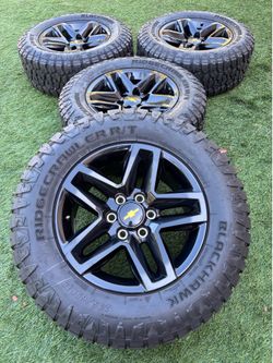 Chevy Silverado Trail boss rims and tries wheels Chevy