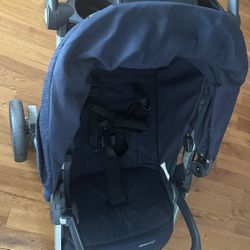 Chicco Bravo Quick-Fold-Stroller- Navy