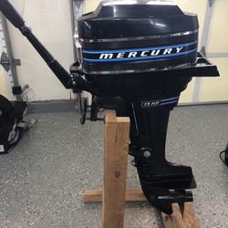 Mercury 7.5 HP  Outboard Motor Boat Engine Manual Start