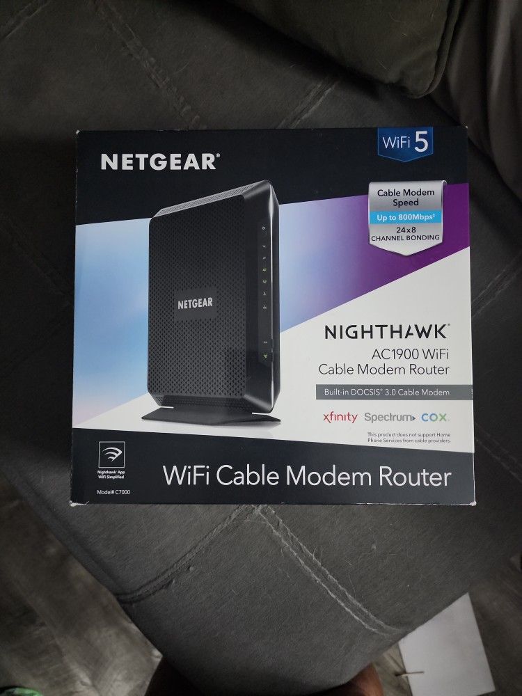 Netgear Nighthawk - WiFi Cabel Modem Router