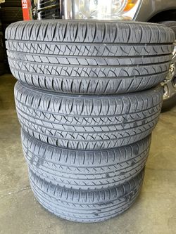 Honda Civic 14” 4-lug 4x100 Stock Steel Wheels and Tires, Set of 4