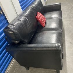 Comfortable Real Leather Couch 