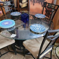 Glass Table Set 