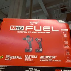 Milwaukee New M18 Fuel Tool Combo Kit 