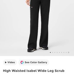 Figs Isabel Wide Leg Scrub 