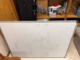 Large Dry Erase Whiteboard with Aluminum Frame