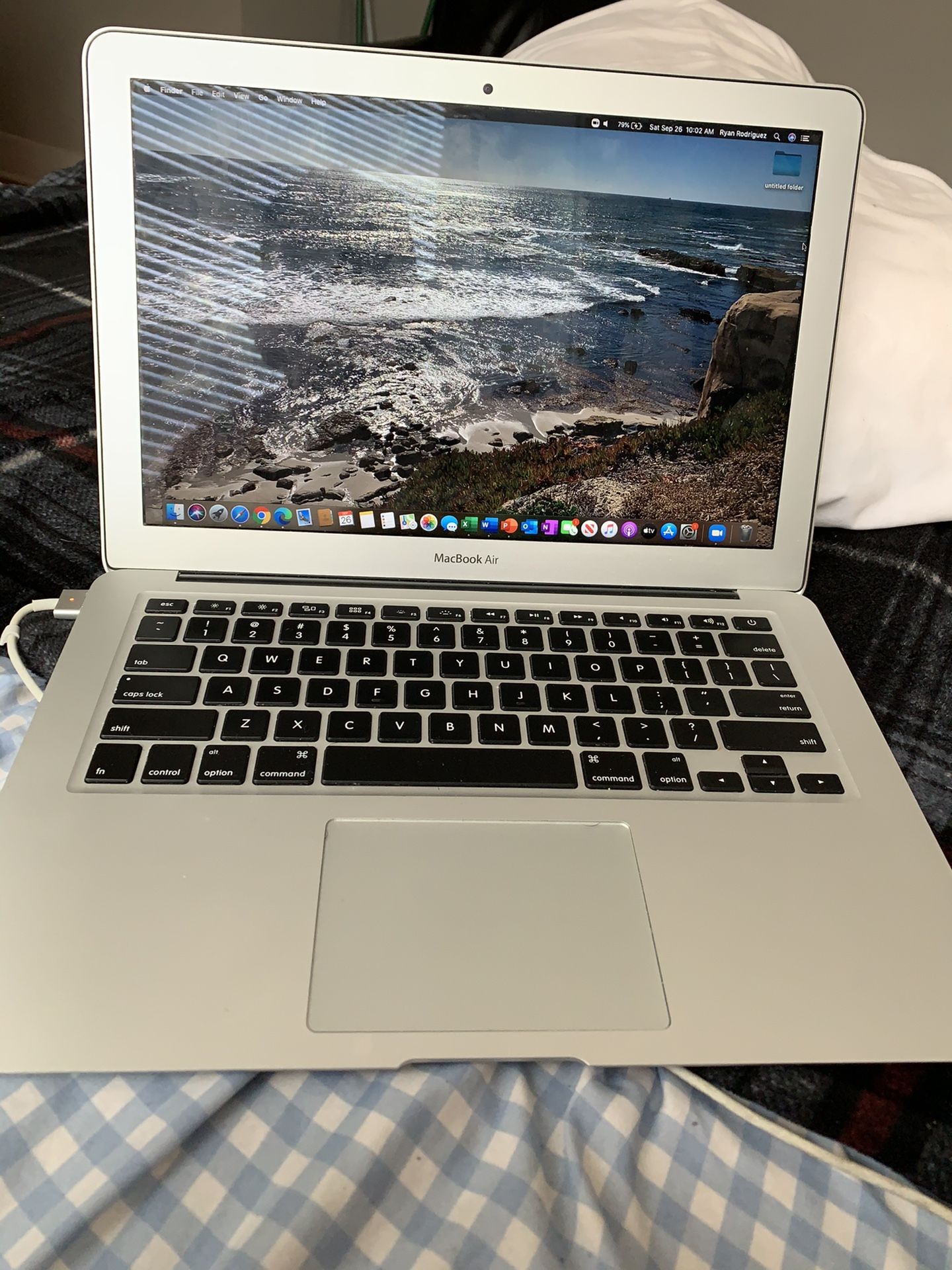 2015 Apple MacBookAir 13” Mojave and extra RAM