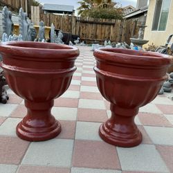 New Flower Pots Made Out Of Cement Perfect Gift 