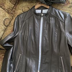 Black Rivera Leather Jacket 