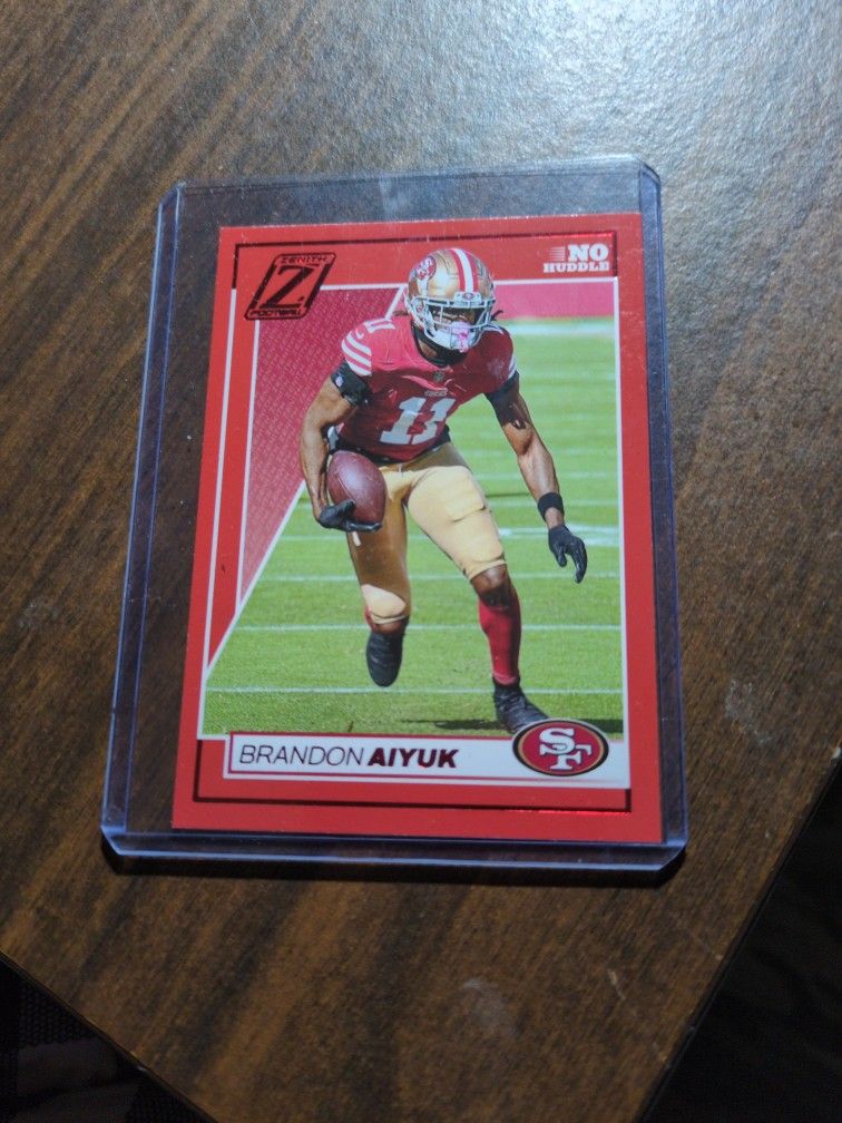 BRANDON AIYUK FOOTBALL CARD.