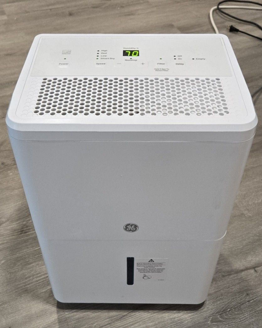 GE 35-Pint Dehumidifier with Smart Dry