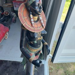 Bronze  Statue  Trible Warior (Read Discription)