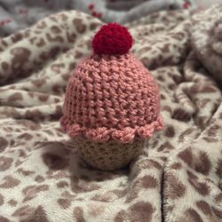 Crocheted Cupcake.