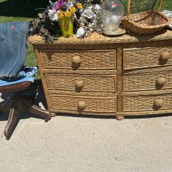 Wicker Dresser