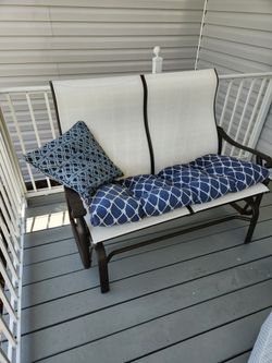Leaders Furniture Highback Loveseat Glider