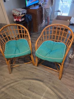 Rattan chairs