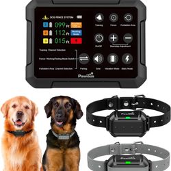 New in the box Wireless Dog Fence, Set for 2 Dogs, Plus Version