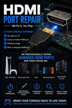 Hdmi port for Xbox series x and PlayStation 5