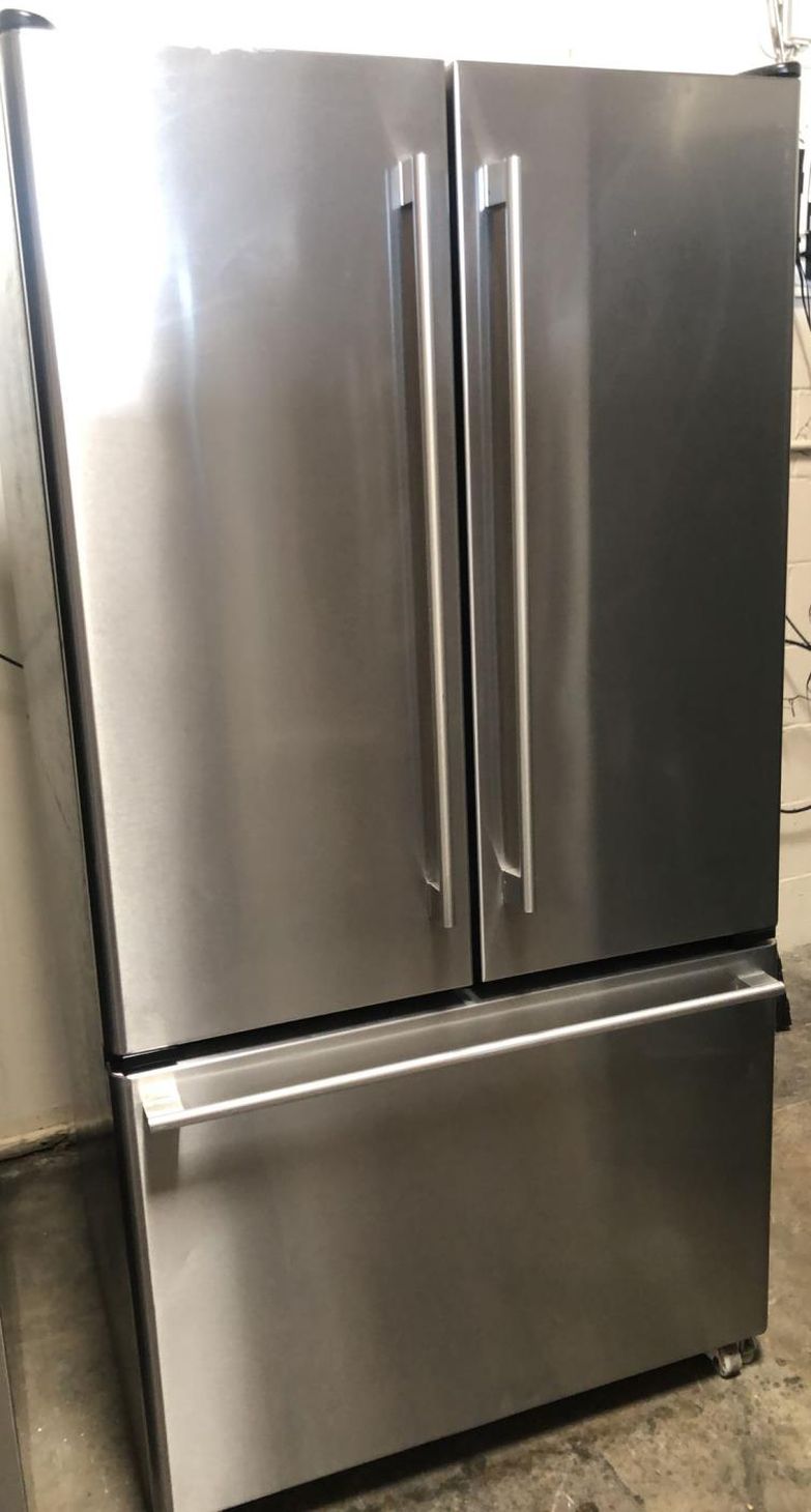 Kitchen Aid 3 Door Stainless Steel Refrigerator Fridge