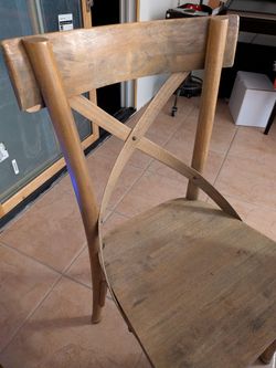 Bistro Distressed Wood Dining Chairs, 4