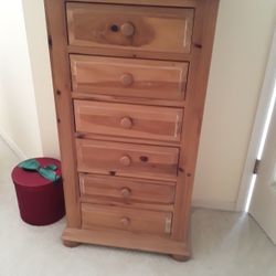 Tall Wood Dresser