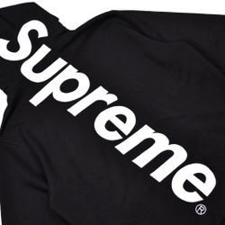 Black/ White Supreme Hoodie