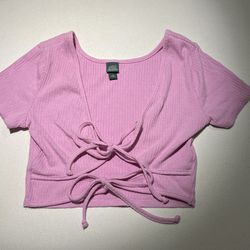 Pink Tie Shirt