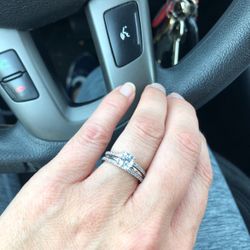 Engagement Ring And Wedding Band 